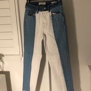 multi color jeans